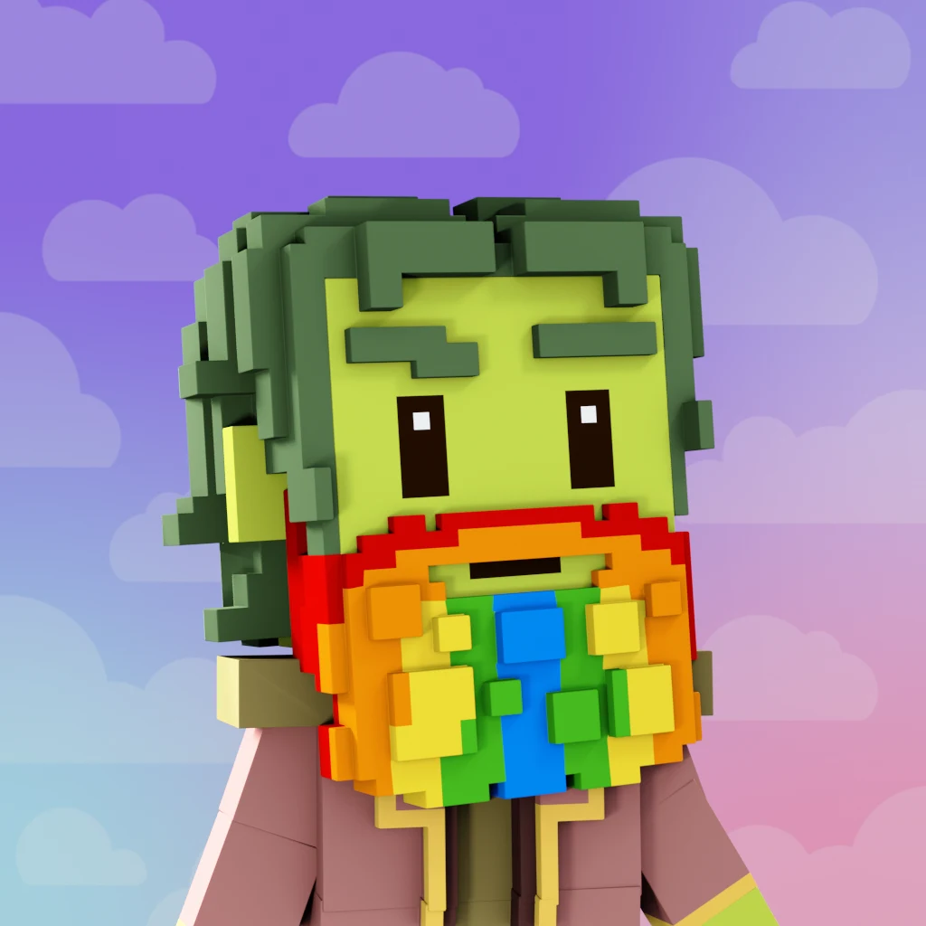 Pirate #6766 voxel render