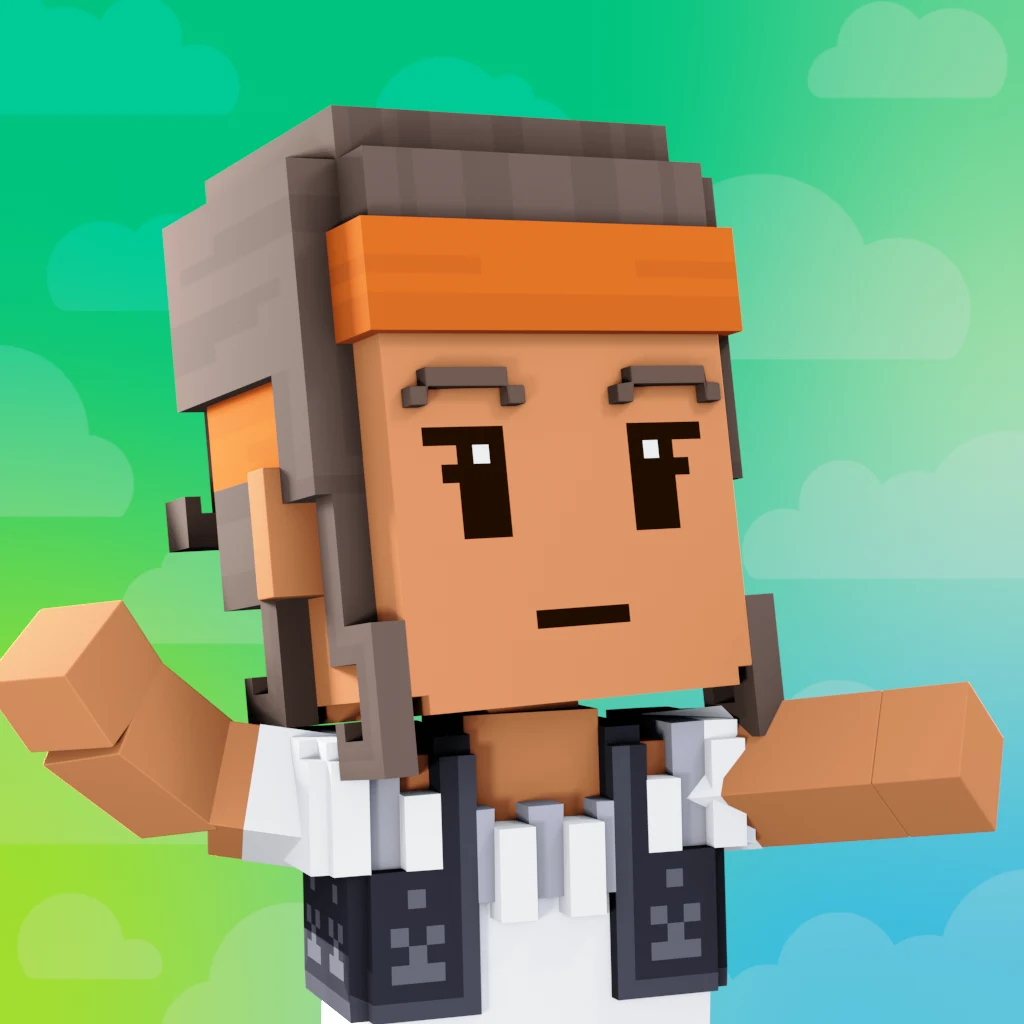 Pirate #6767 voxel render