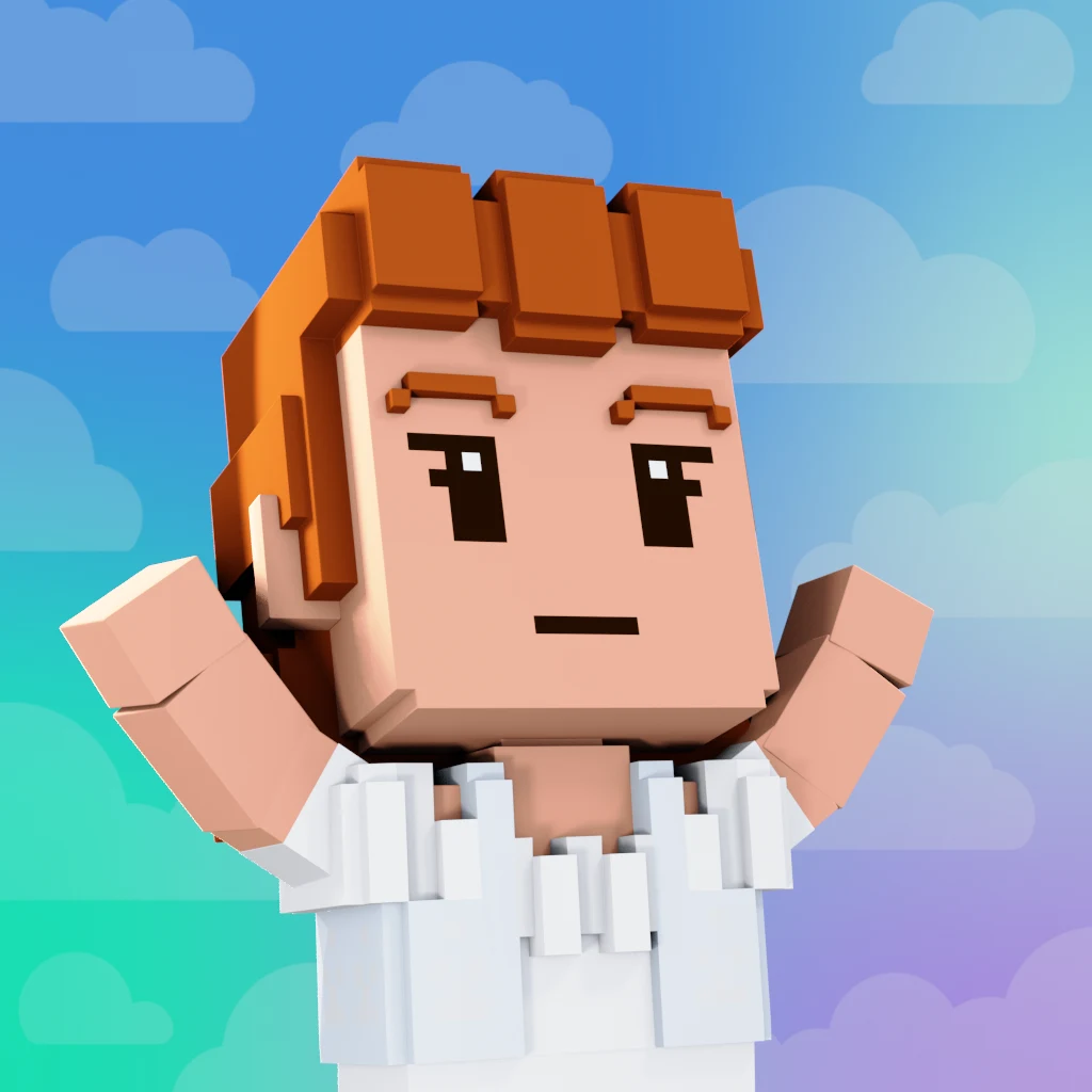 Pirate #677 voxel render