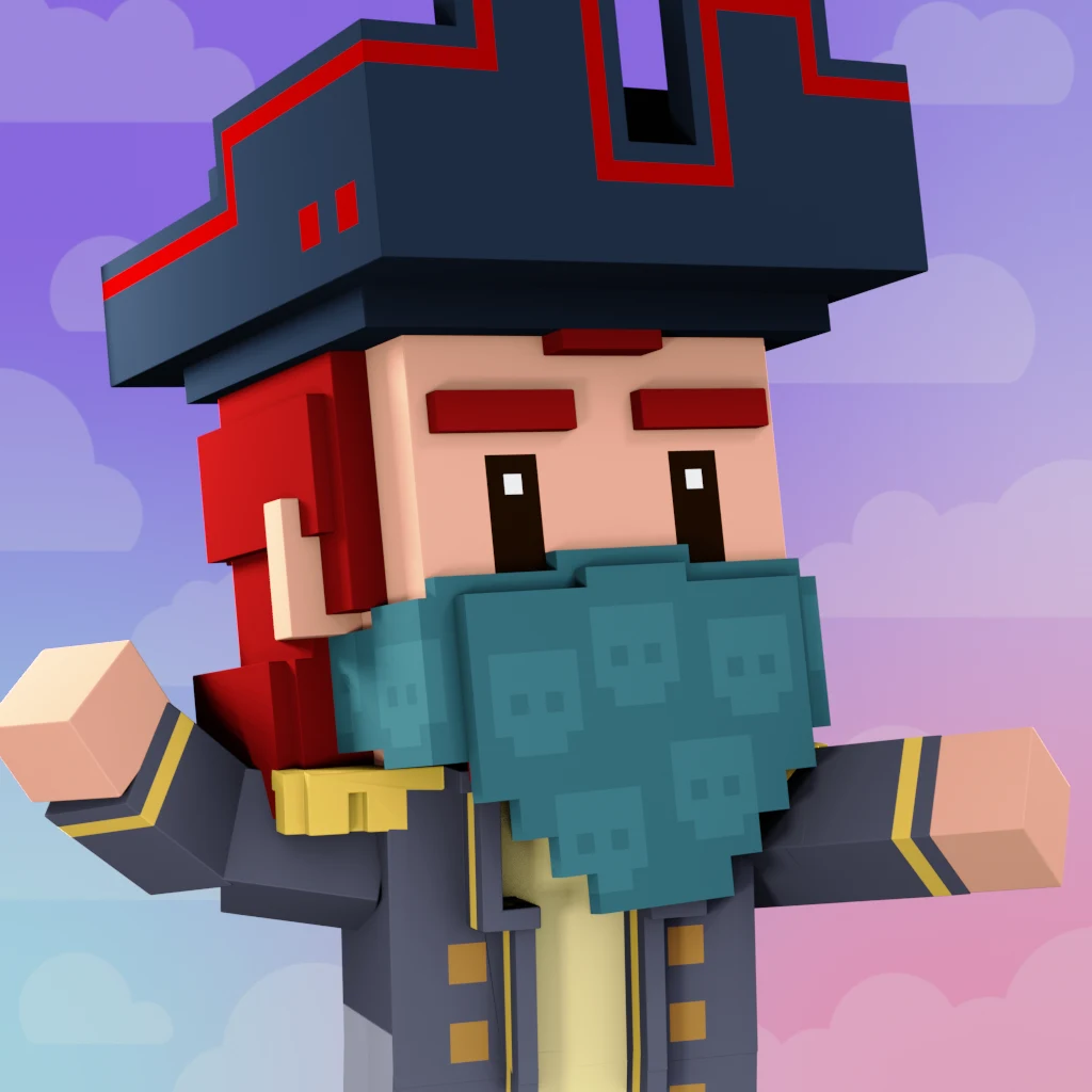 Pirate #6771 voxel render