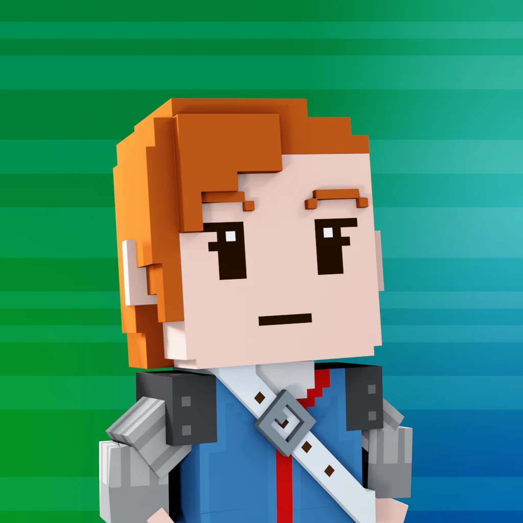 Pirate #6772 voxel render
