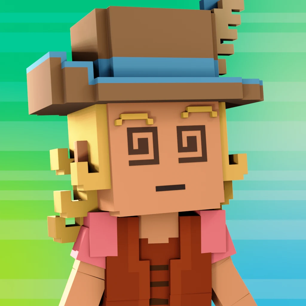Pirate #6774 voxel render