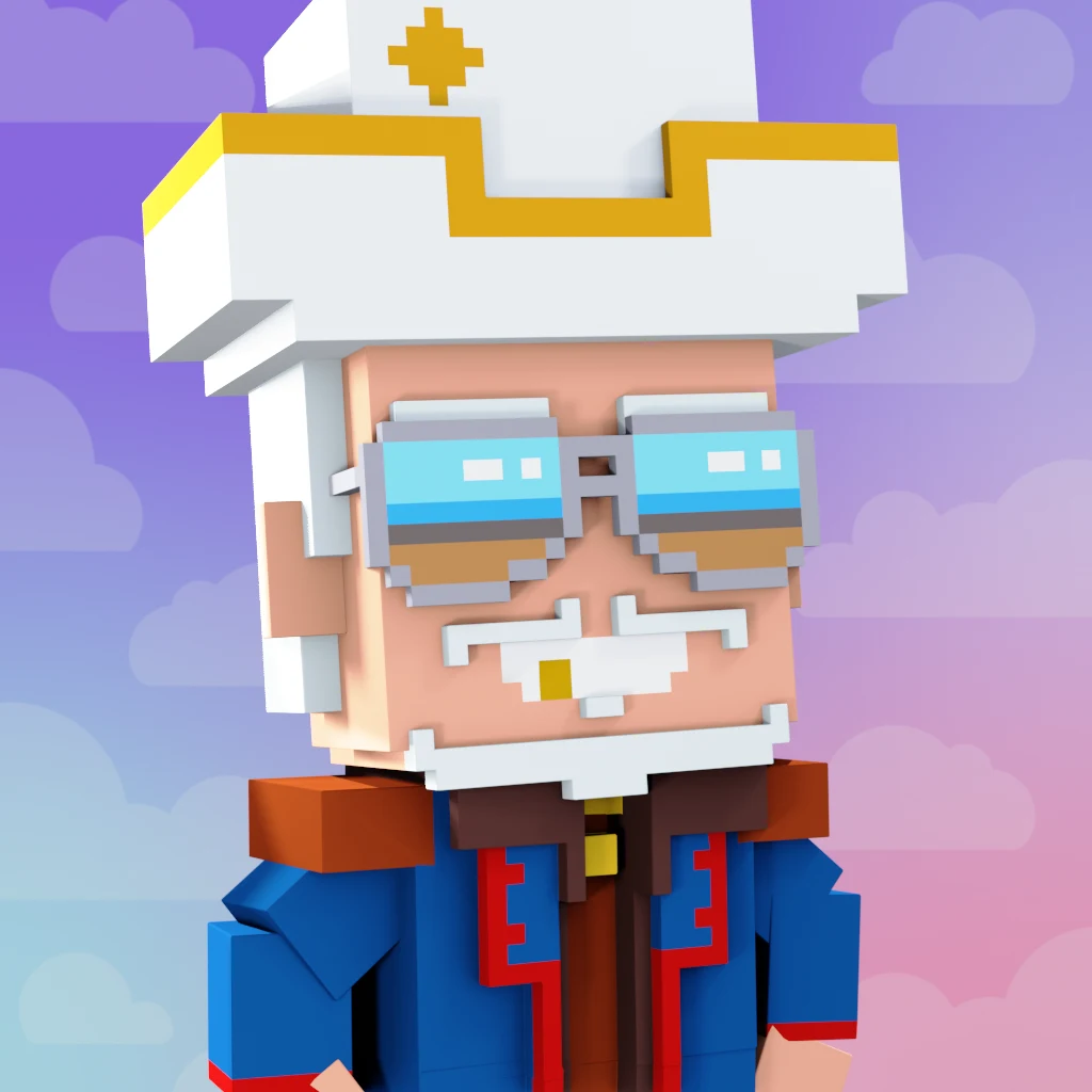 Pirate #6780 voxel render