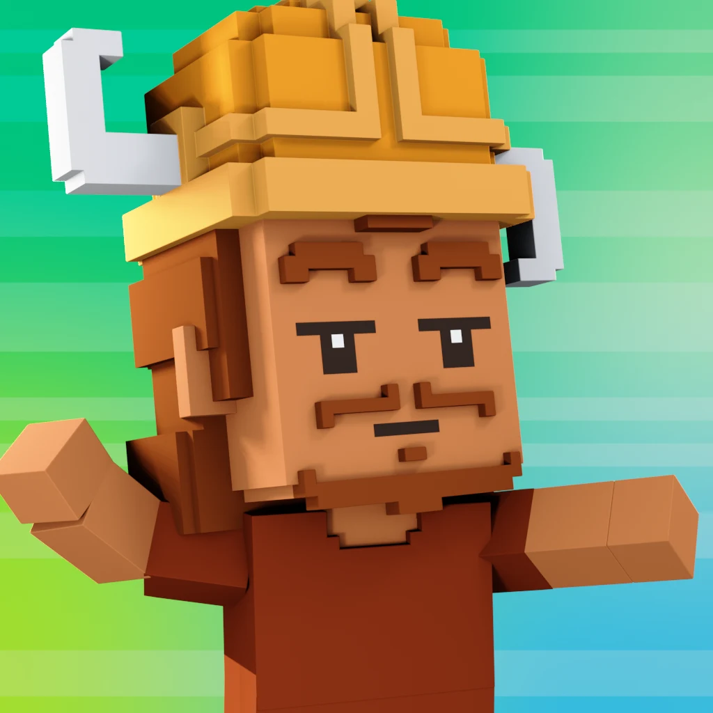 Pirate #6781 voxel render