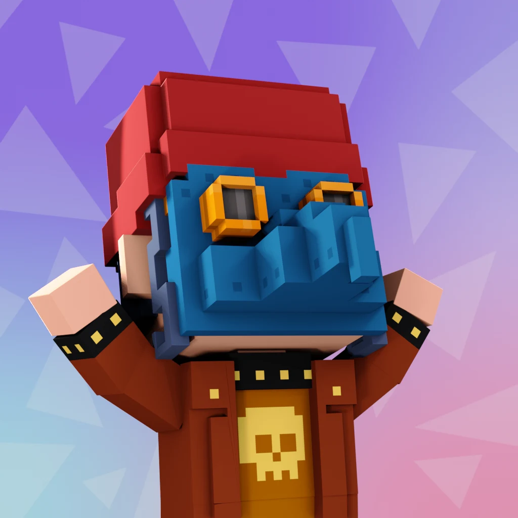 Pirate #6783 voxel render