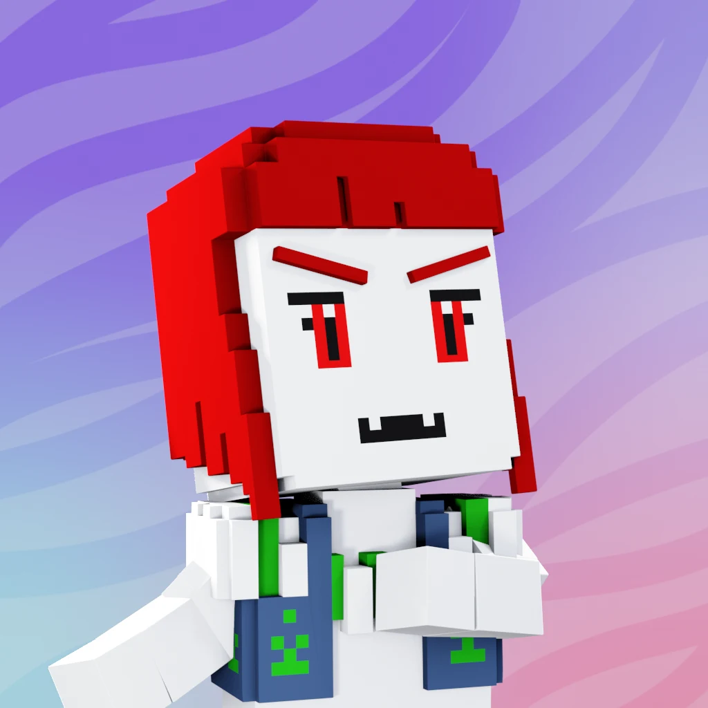 Pirate #6785 voxel render