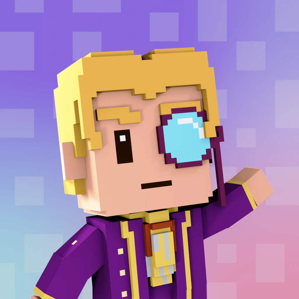 Pirate #6787 voxel render