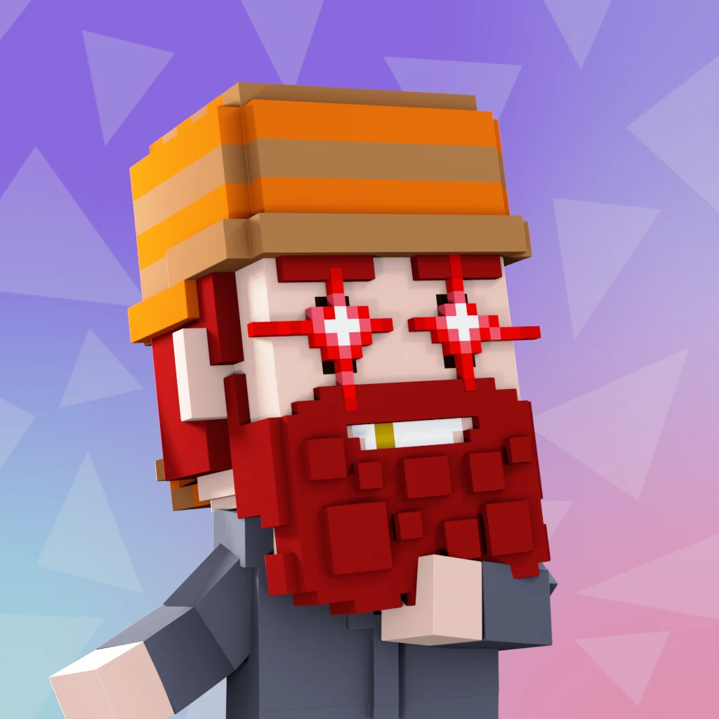 Pirate #6788 voxel render