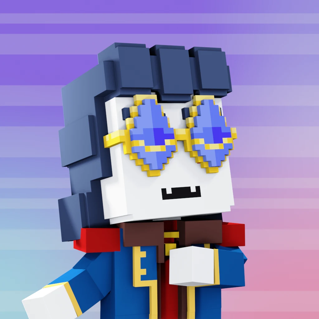 Pirate #6789 voxel render