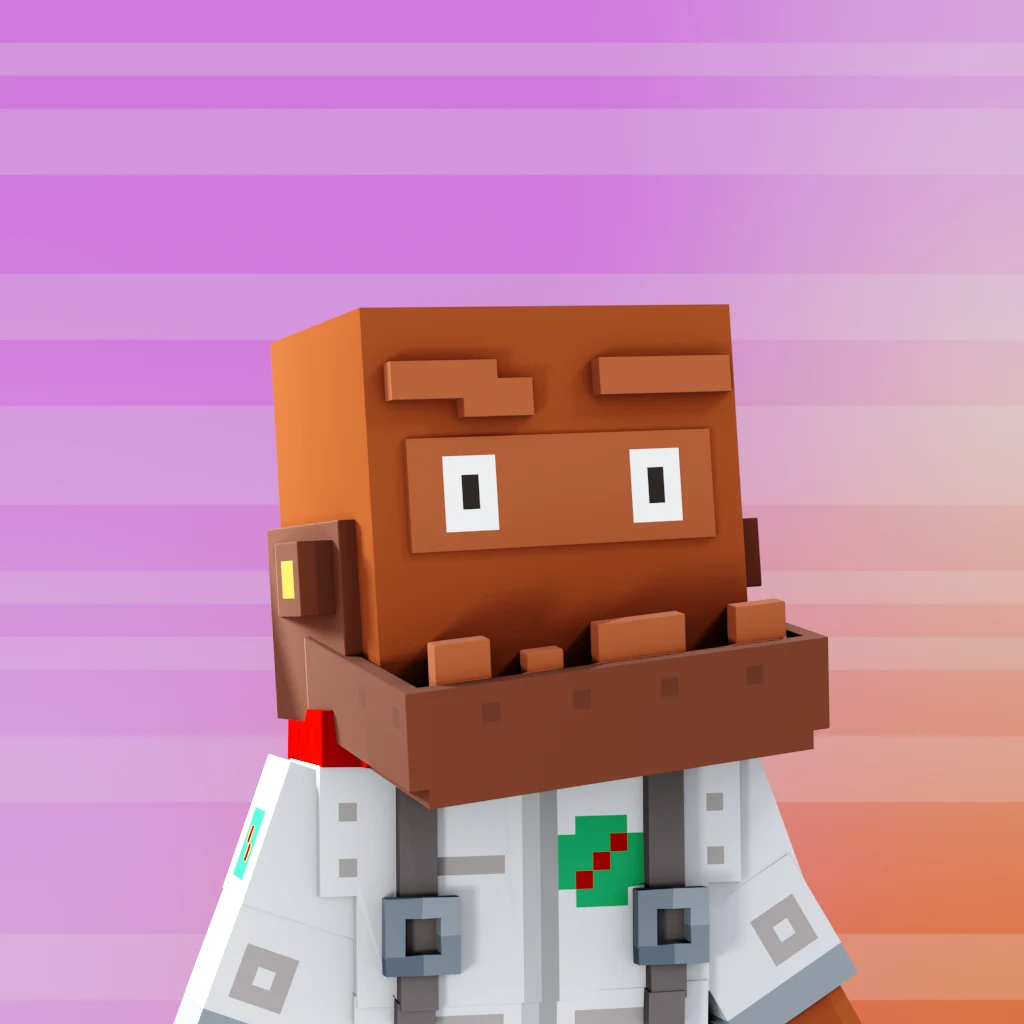 Pirate #679 voxel render