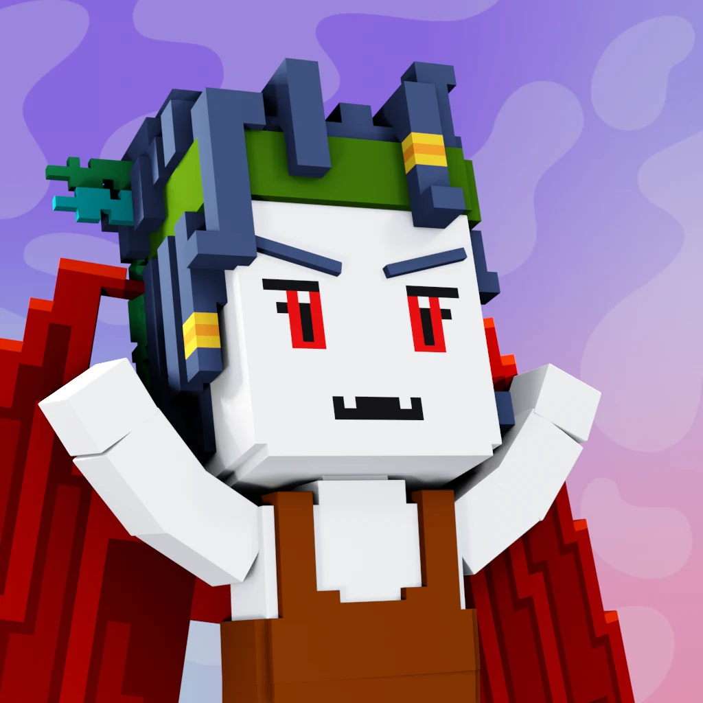 Pirate #6790 voxel render