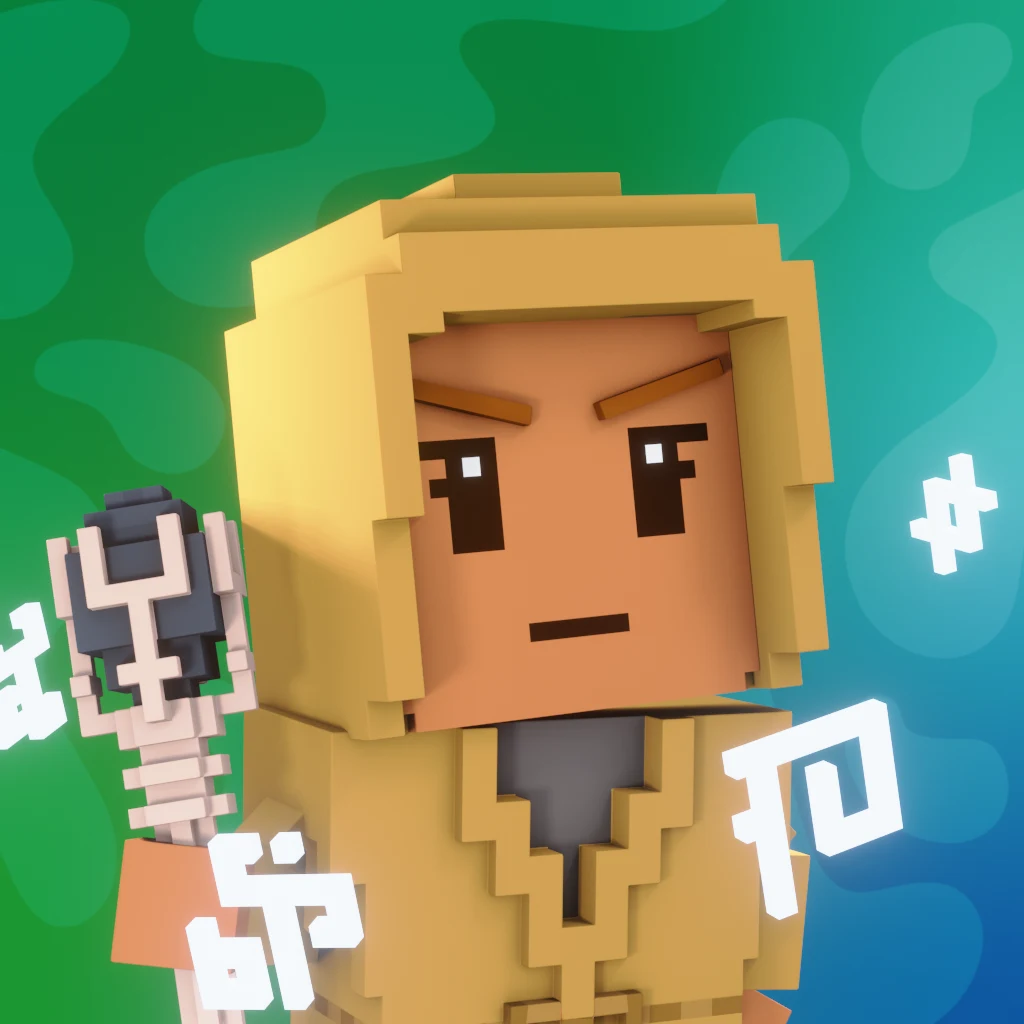 Pirate #6791 voxel render
