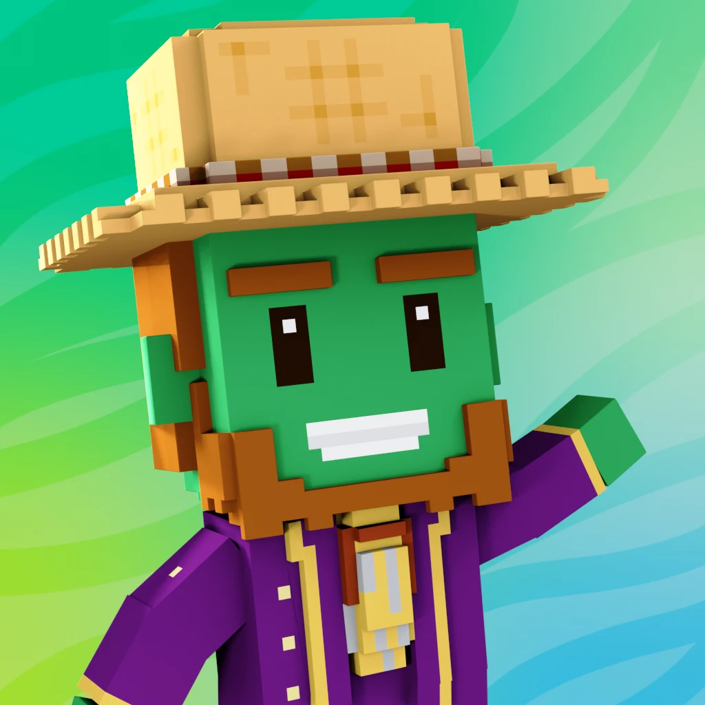 Pirate #6792 voxel render