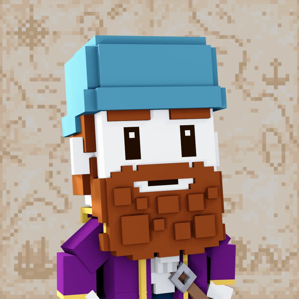 Pirate #6794 voxel render