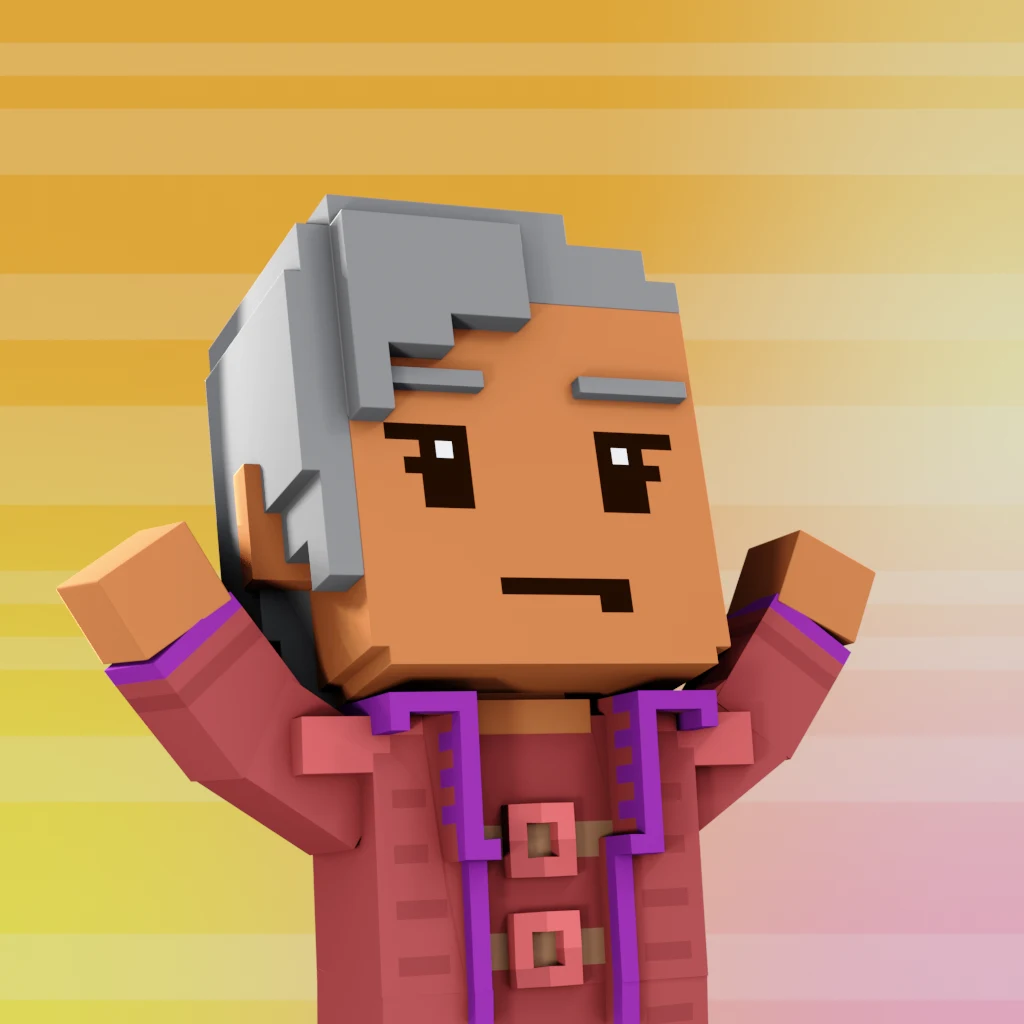 Pirate #6795 voxel render