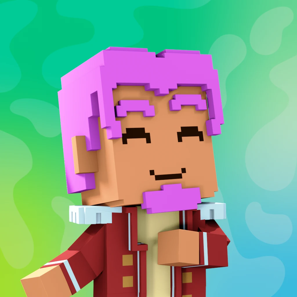 Pirate #6800 voxel render