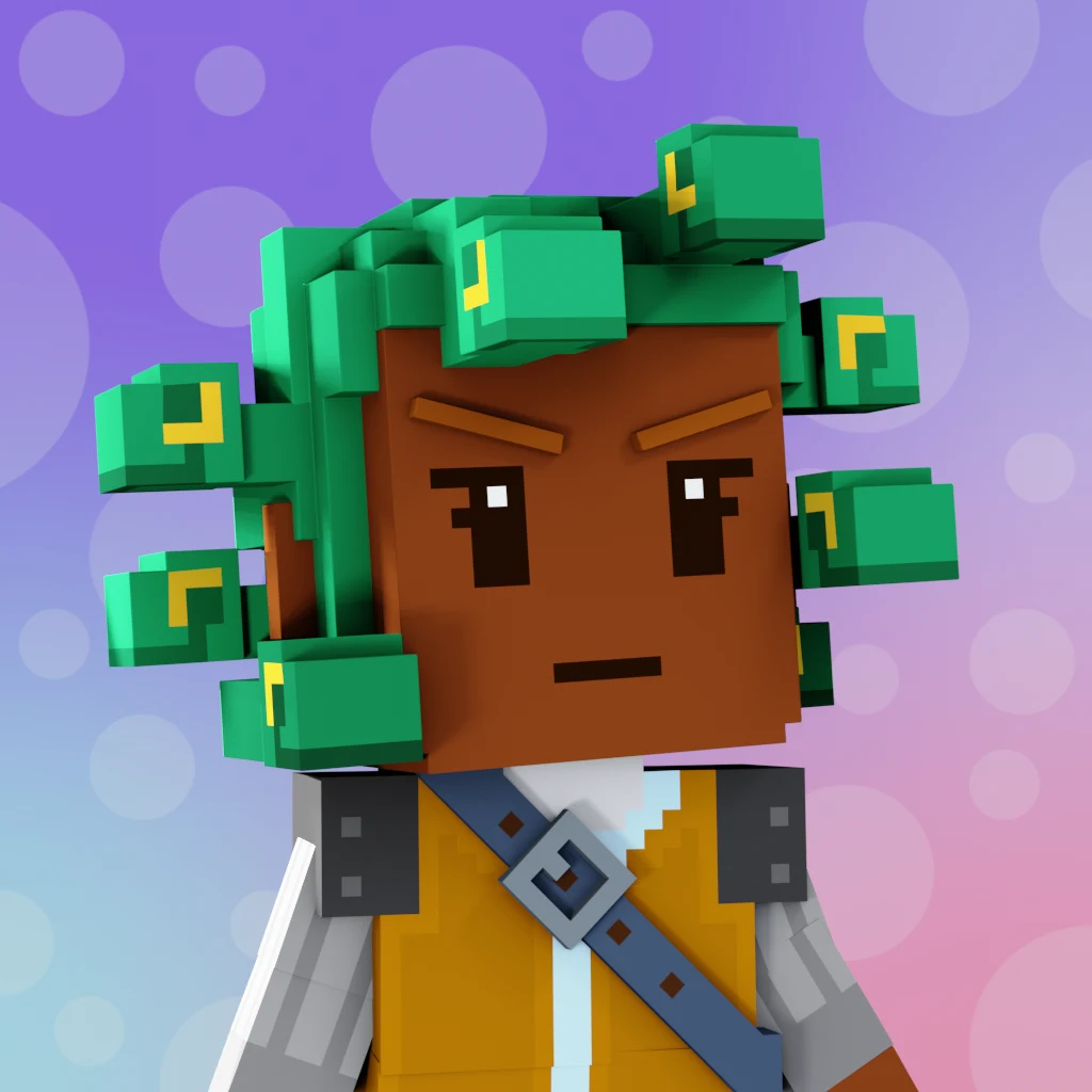 Pirate #6801 voxel render