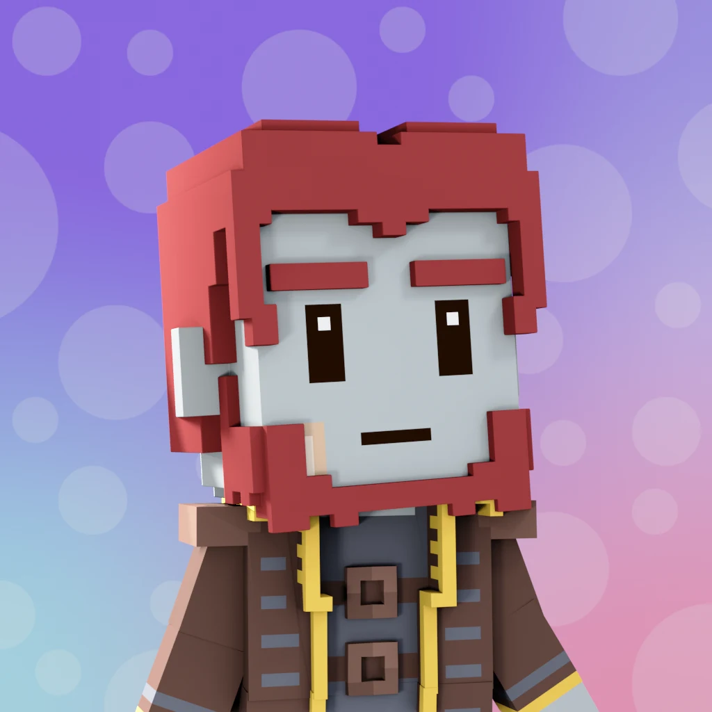 Pirate #6802 voxel render