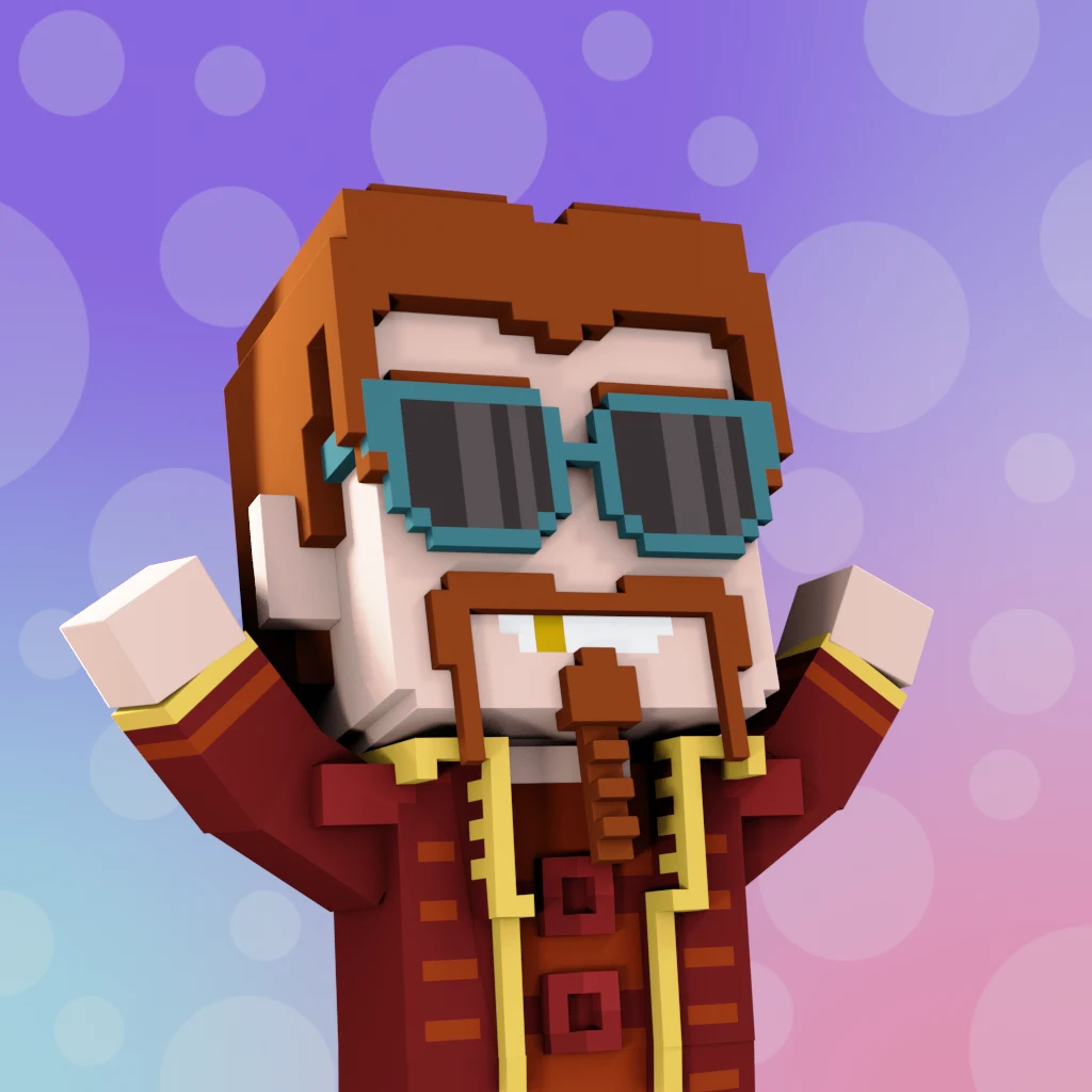 Pirate #6805 voxel render