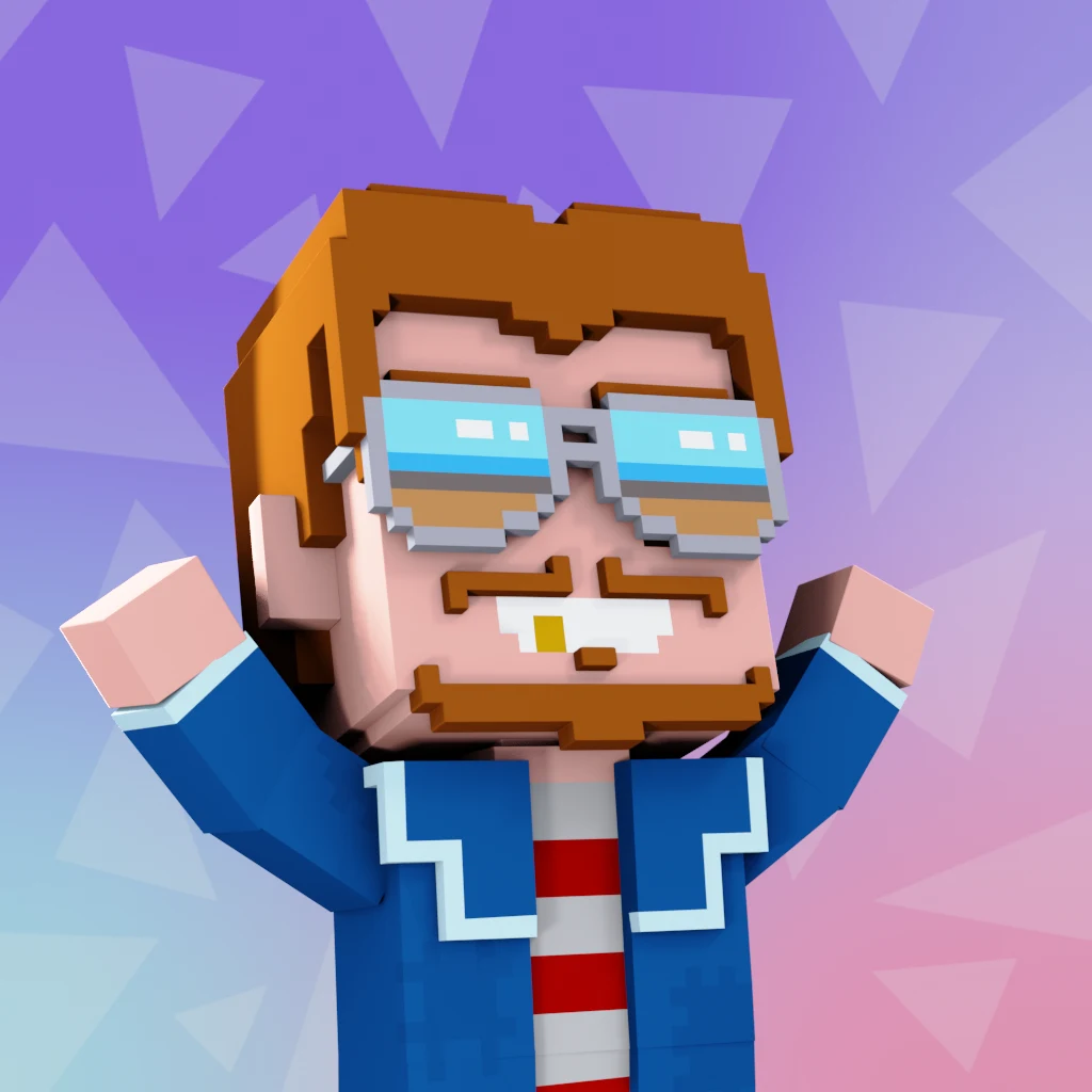 Pirate #6807 voxel render