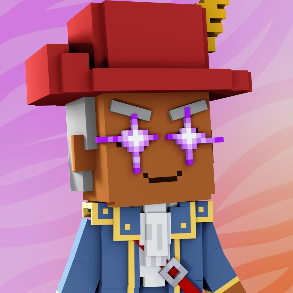 Pirate #6809 voxel render
