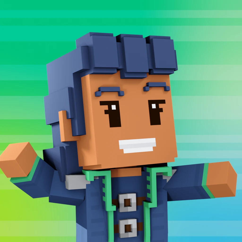 Pirate #6810 voxel render
