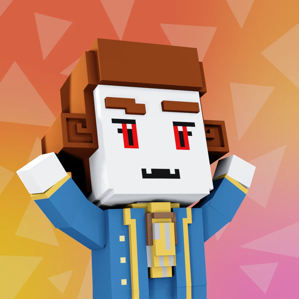 Pirate #6811 voxel render