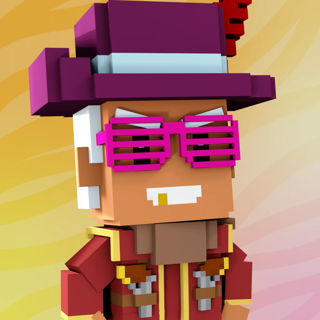 Pirate #6813 voxel render