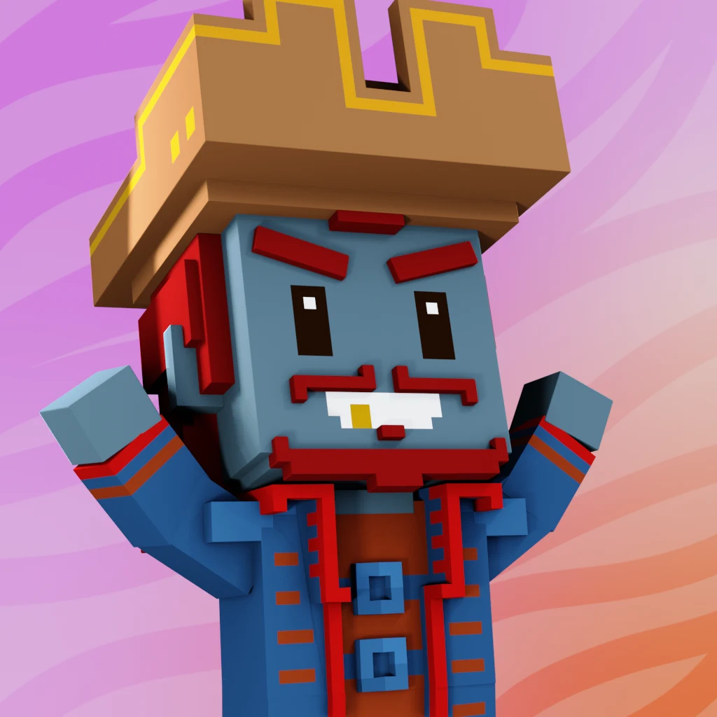 Pirate #6814 voxel render