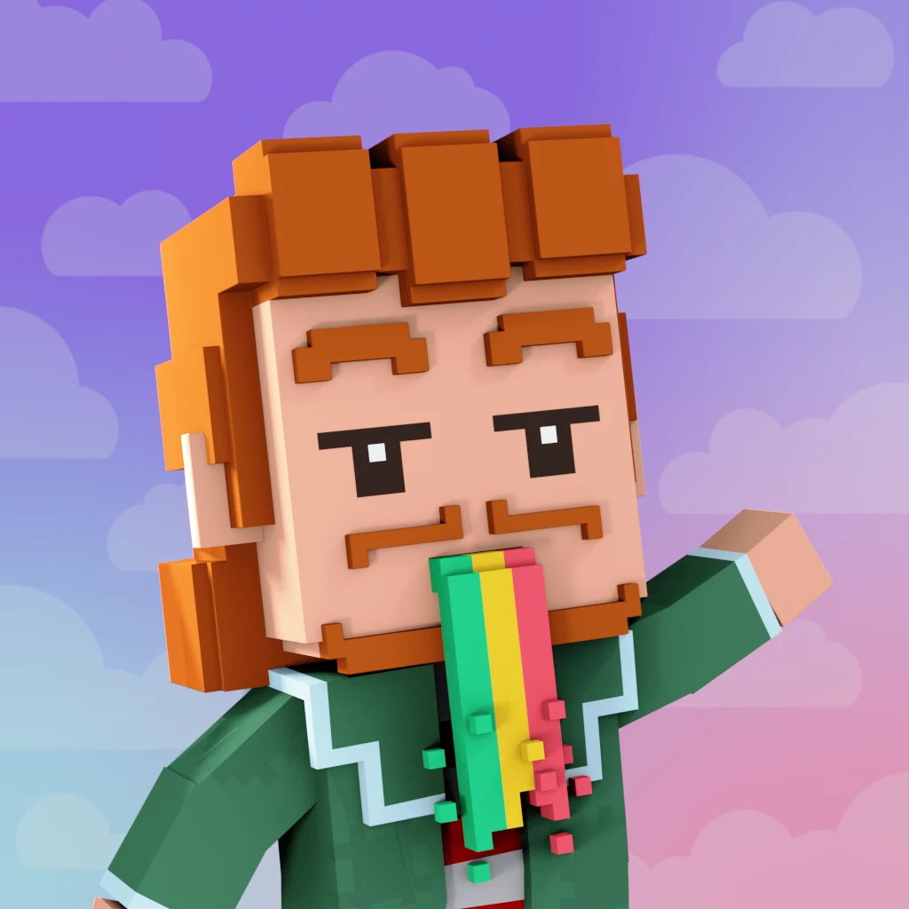 Pirate #6817 voxel render