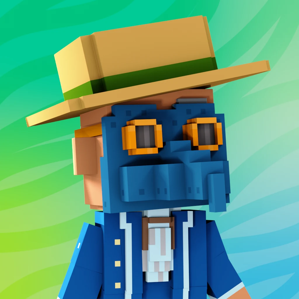 Pirate #682 voxel render