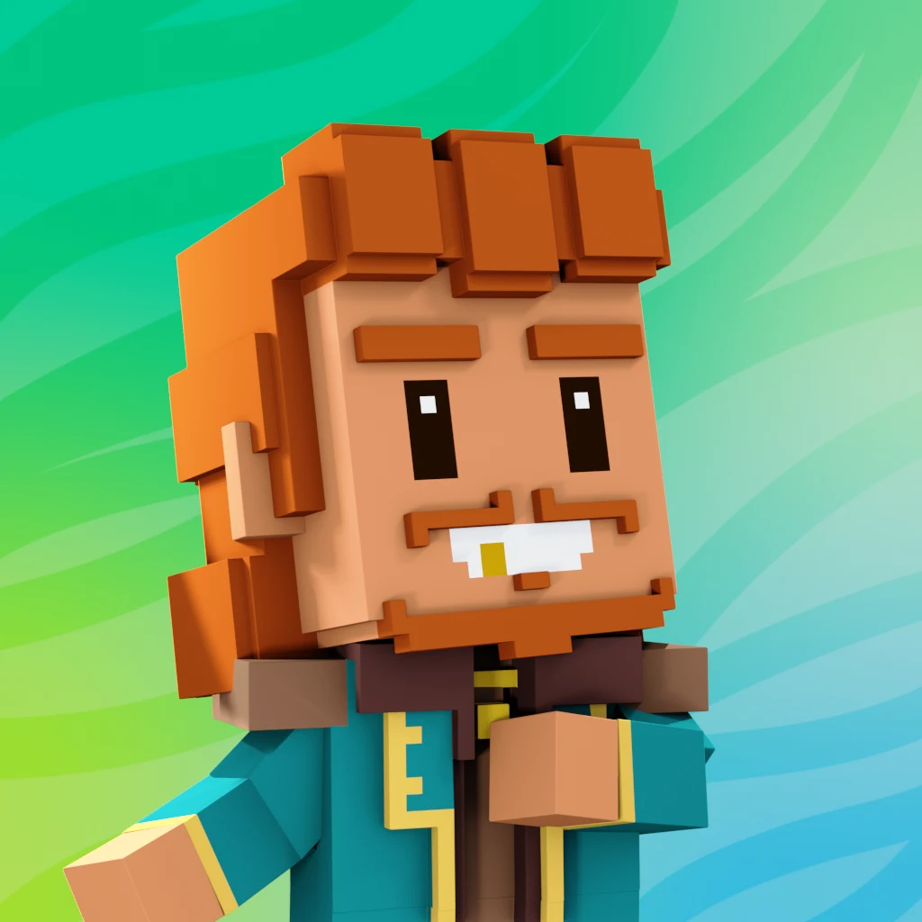 Pirate #6820 voxel render