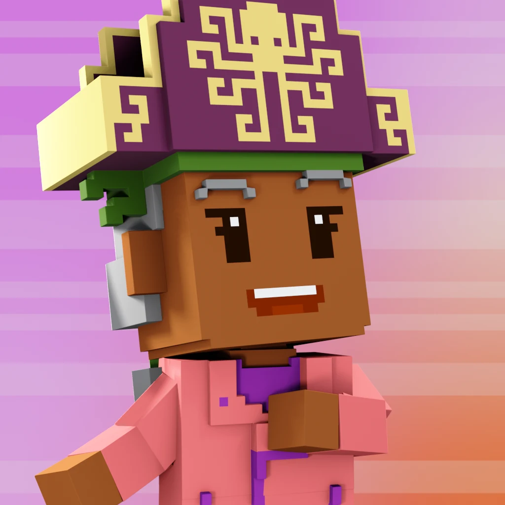 Pirate #6822 voxel render