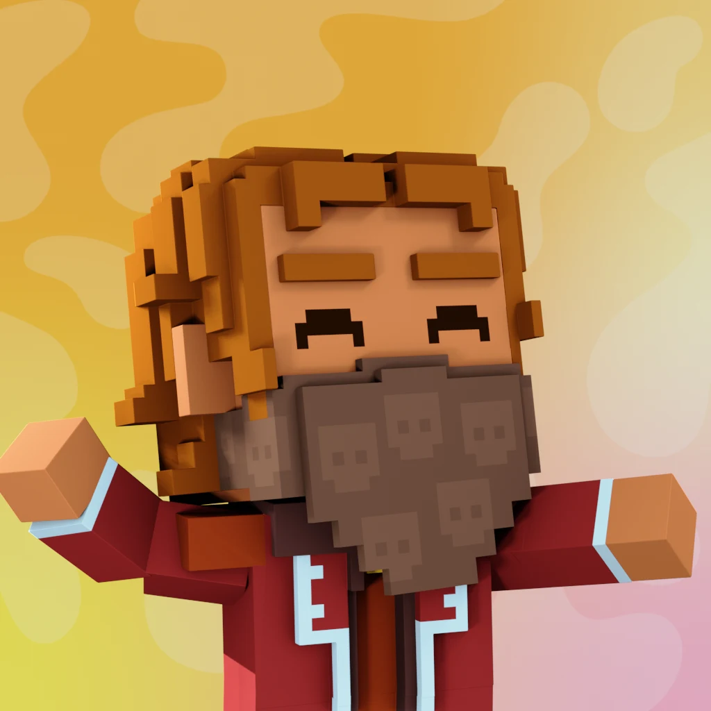 Pirate #6823 voxel render