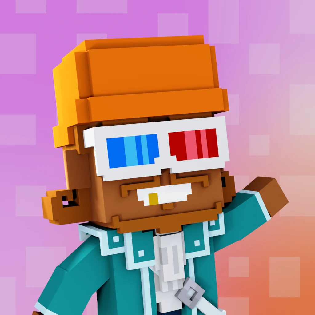 Pirate #6825 voxel render