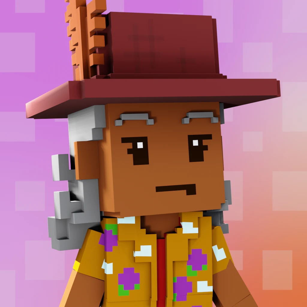 Pirate #6826 voxel render