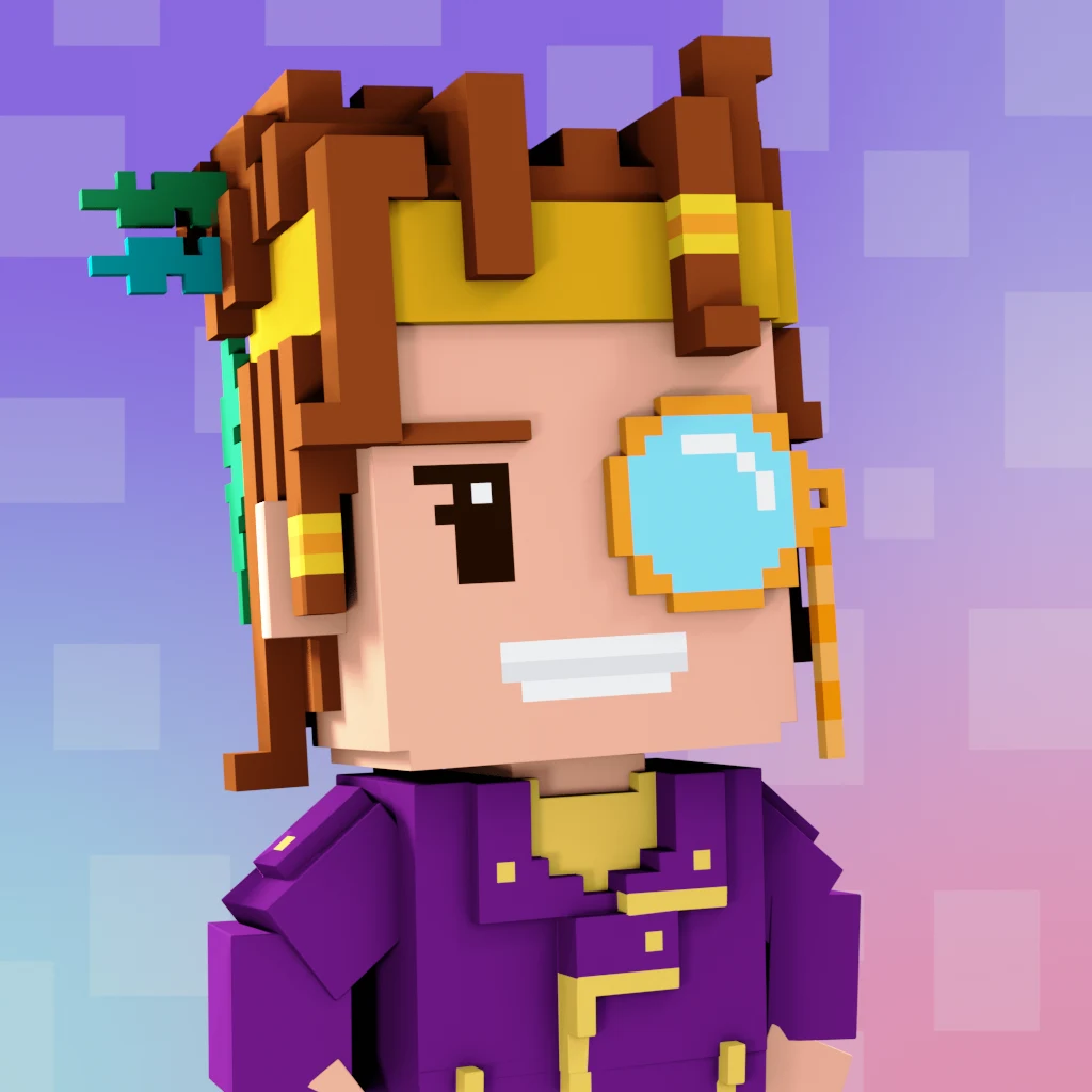 Pirate #6828 voxel render