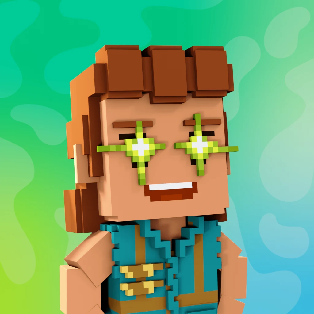 Pirate #6829 voxel render