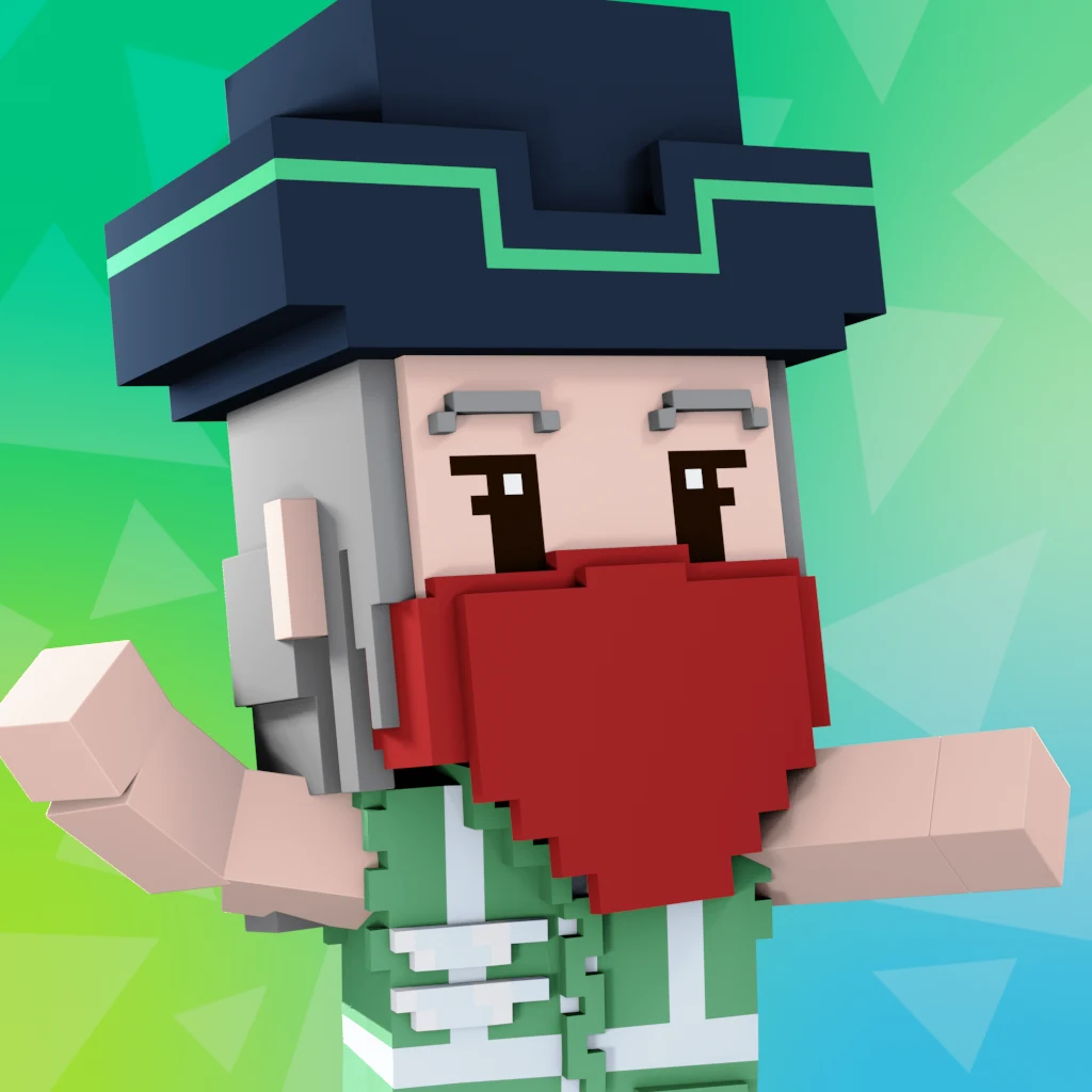 Pirate #683 voxel render