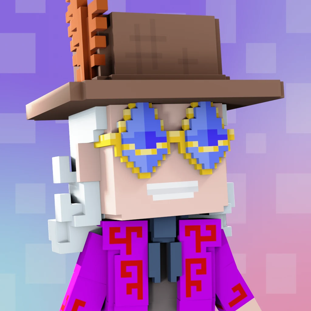 Pirate #6833 voxel render