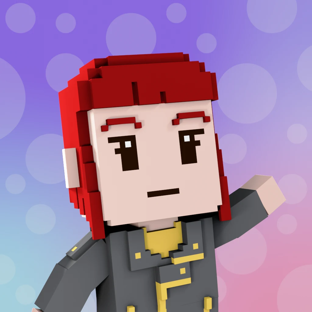 Pirate #6835 voxel render