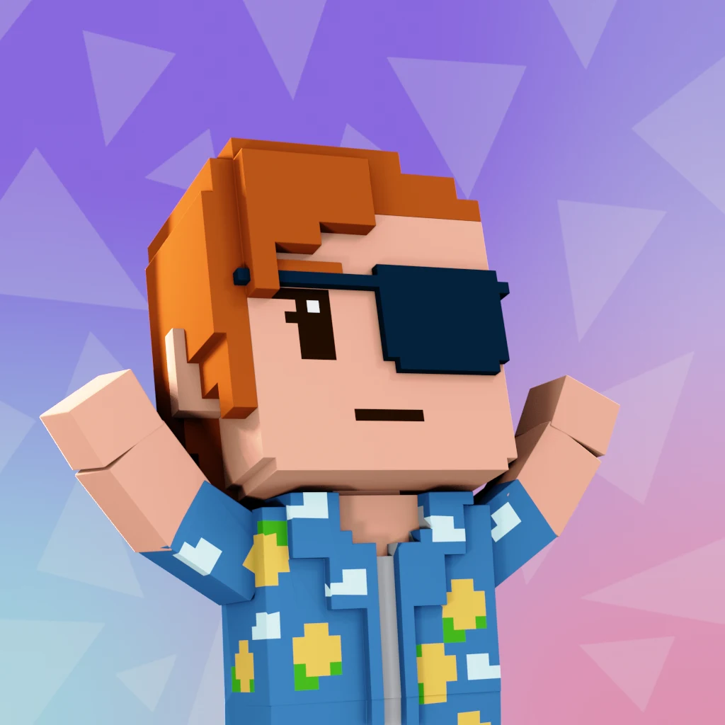 Pirate #6836 voxel render