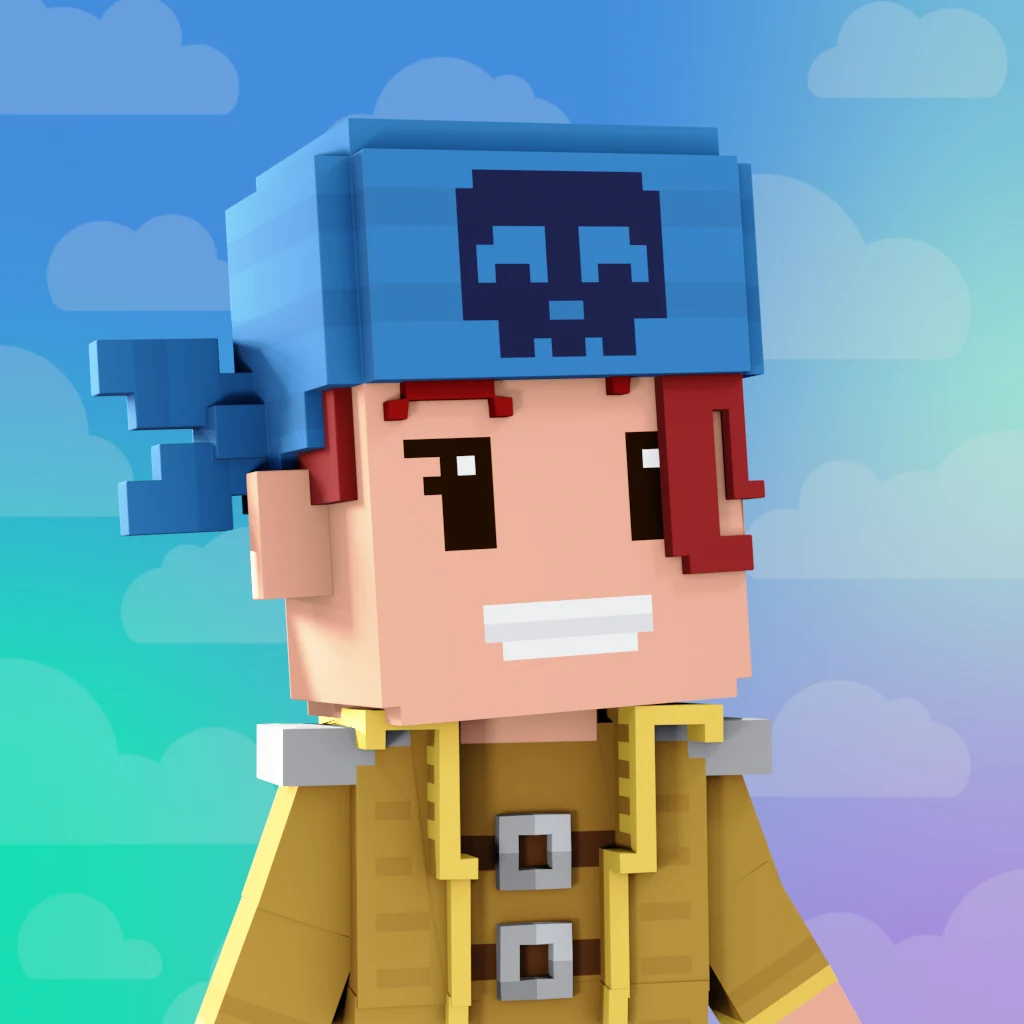 Pirate #6837 voxel render
