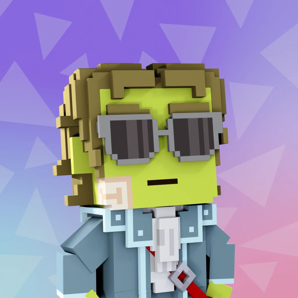 Pirate #684 voxel render