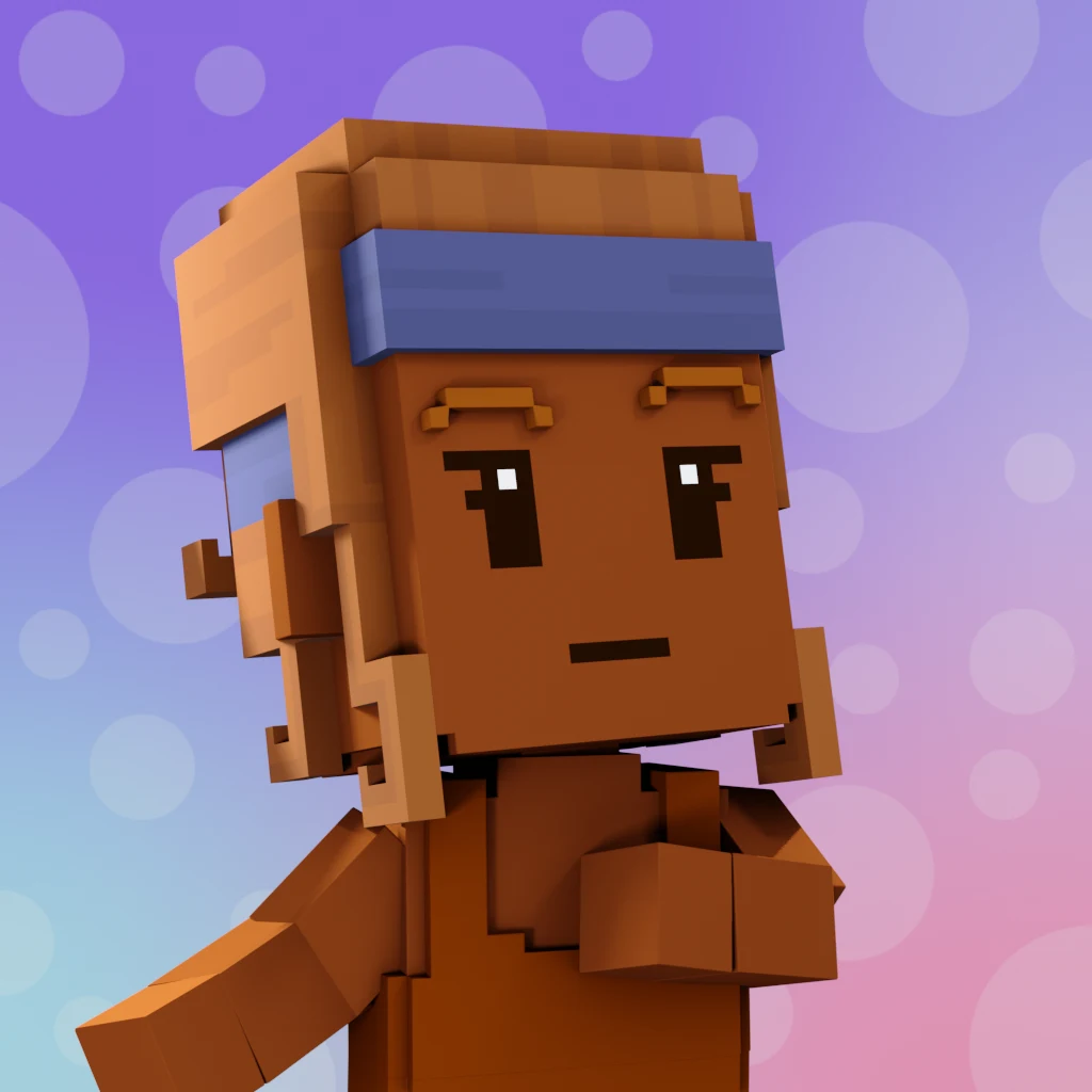Pirate #6840 voxel render