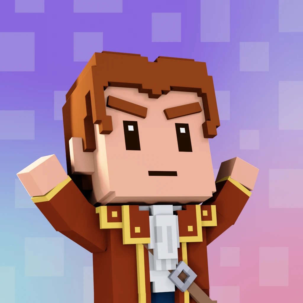 Pirate #6841 voxel render