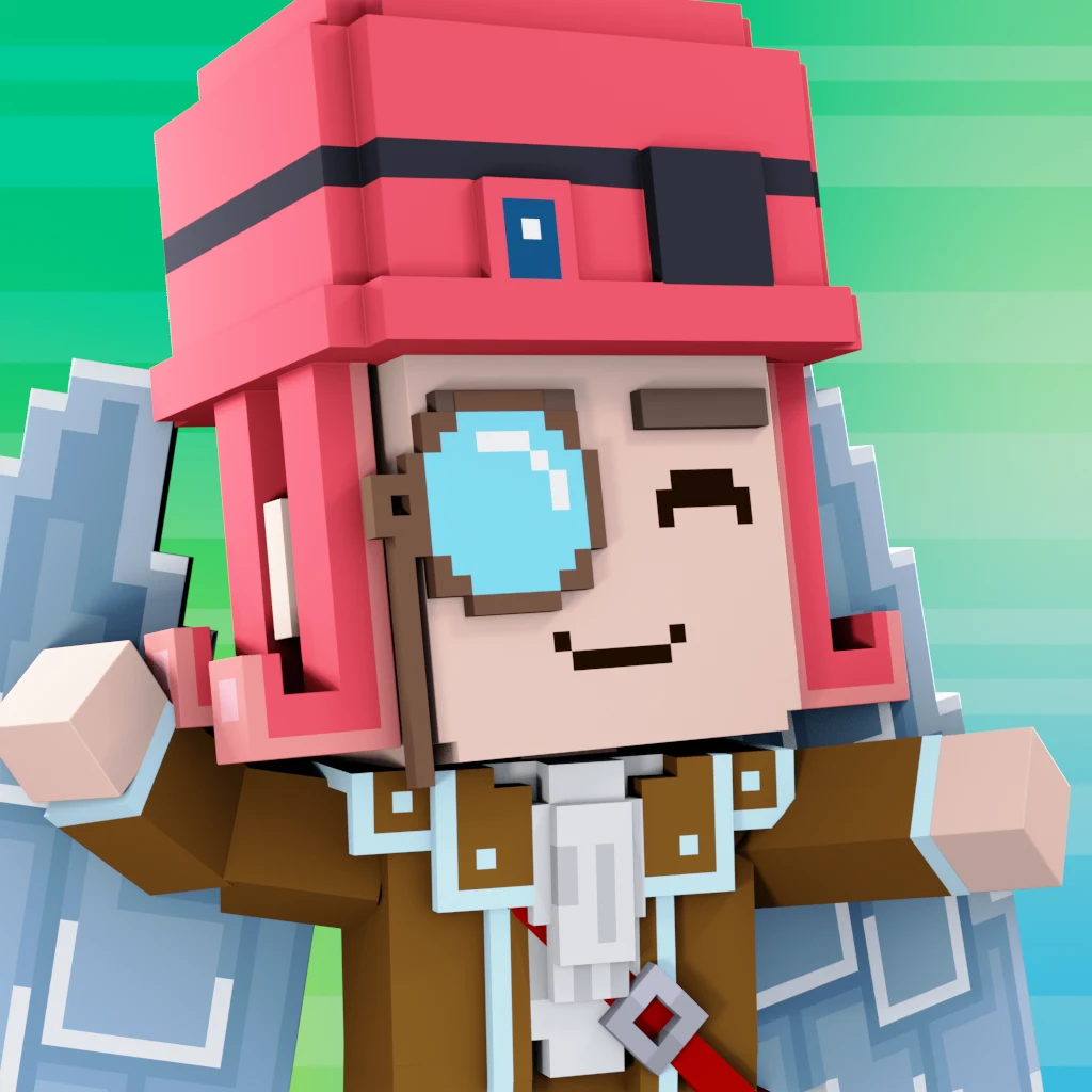 Pirate #6842 voxel render