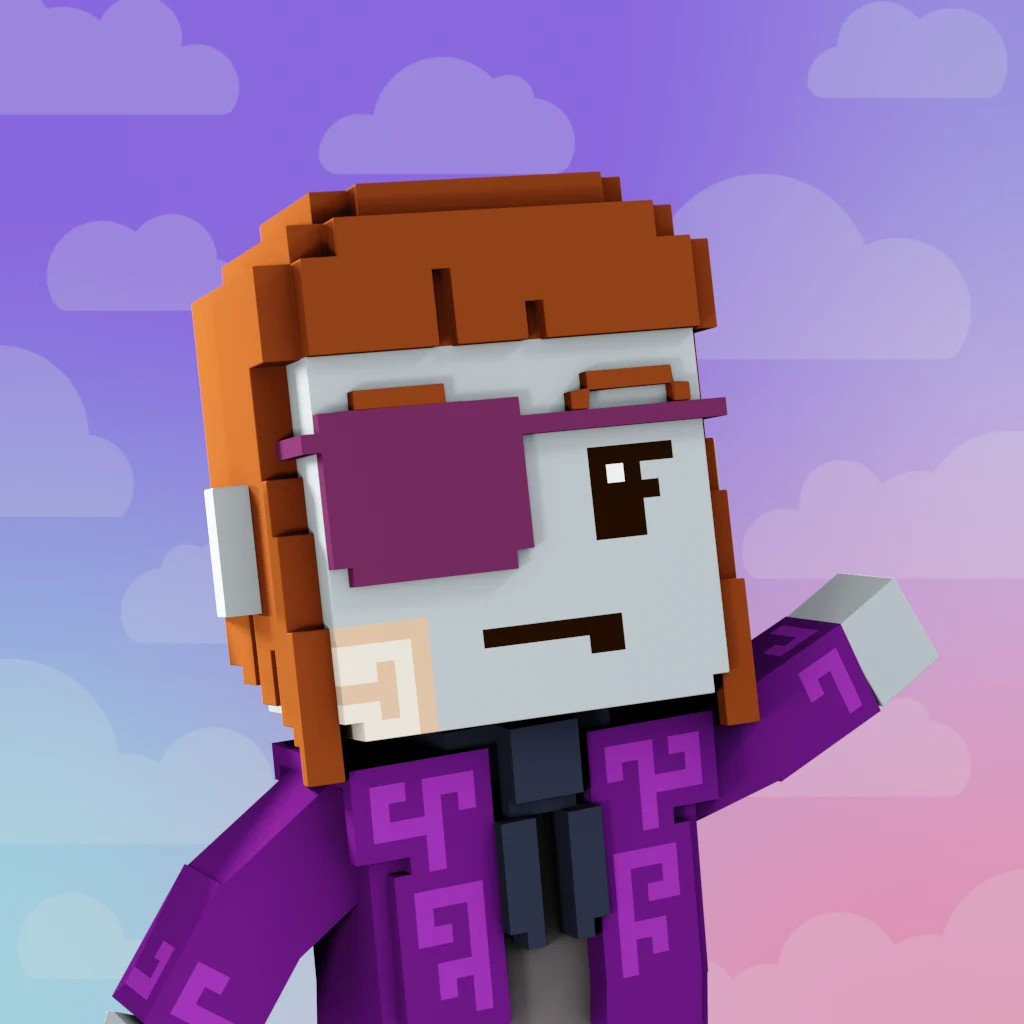 Pirate #6844 voxel render
