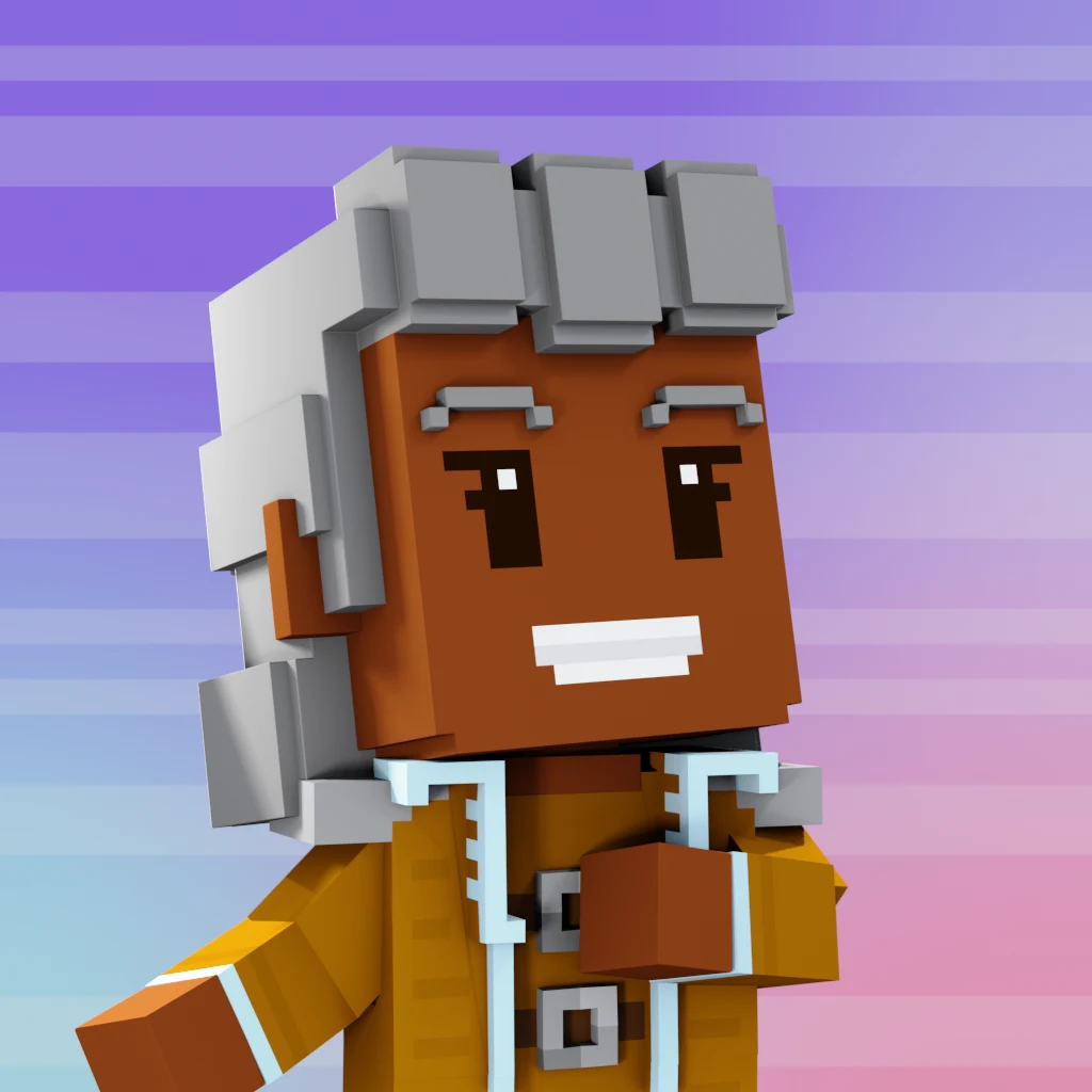 Pirate #6847 voxel render