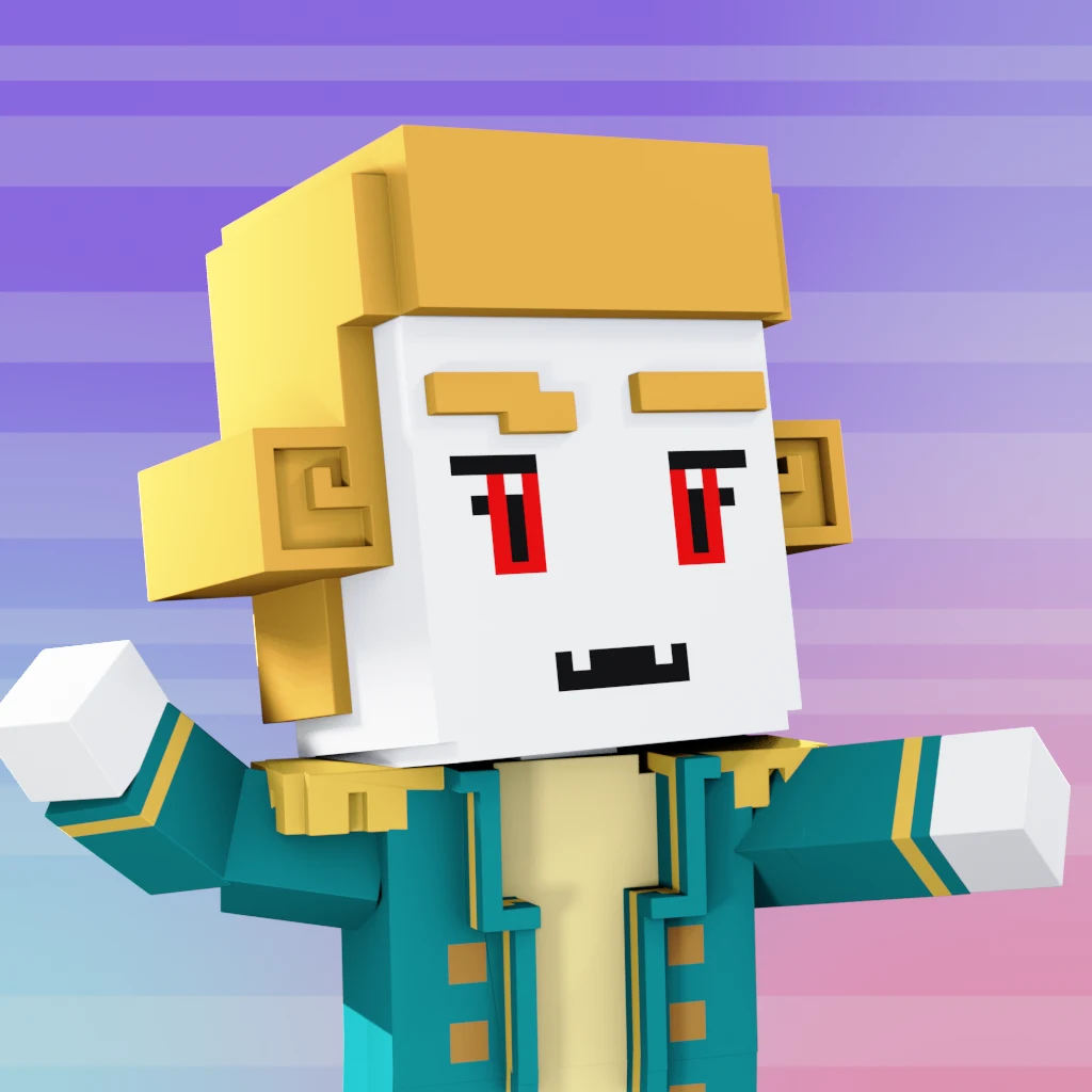 Pirate #6850 voxel render
